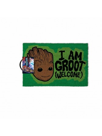 Felpudo I am Groot welcome...