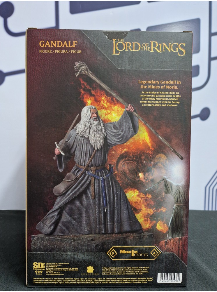 SD TOYS GANDALF EN MORIA FIGURA 18 CMS LotR