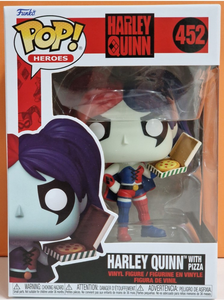 Harley Quinn with pizza 452 DC