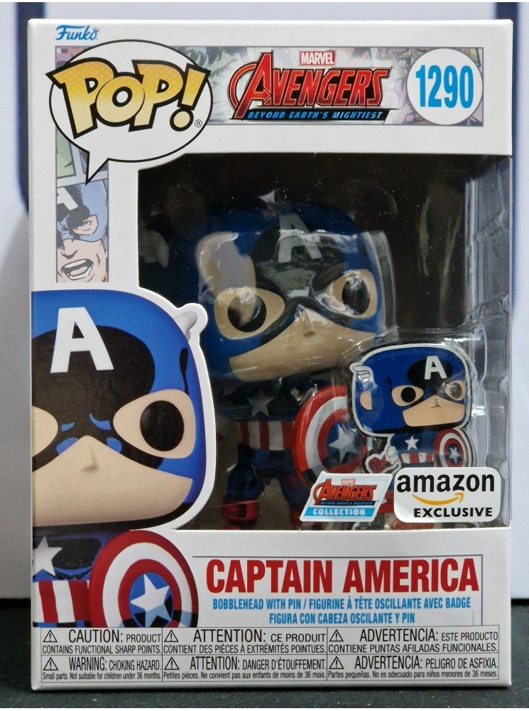 Captain America + Pin 1290 Marvel excl.
