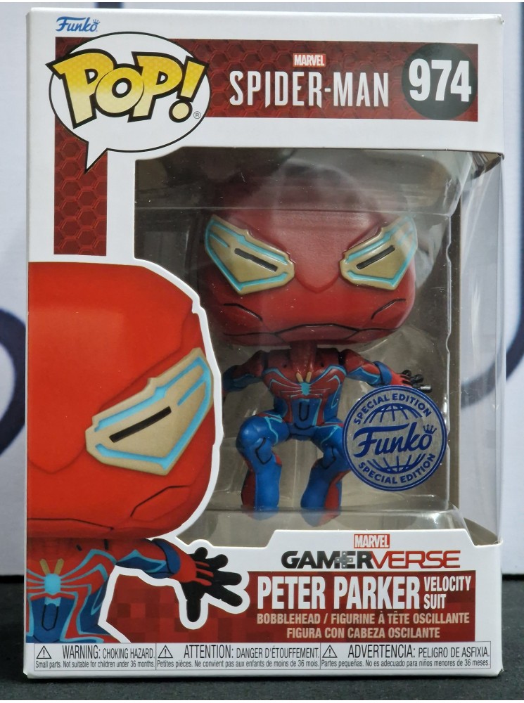 Peter Parker velocity suit 974 Marvel excl.