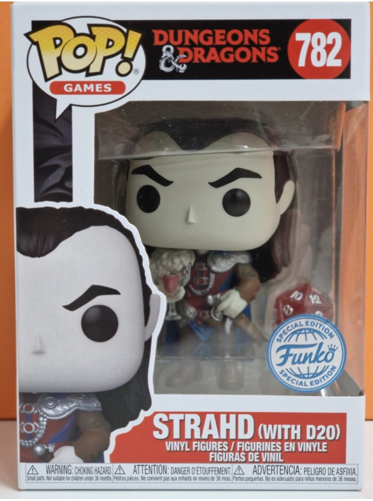 Funko POP! Strahd with d20 782 D&D Special edition