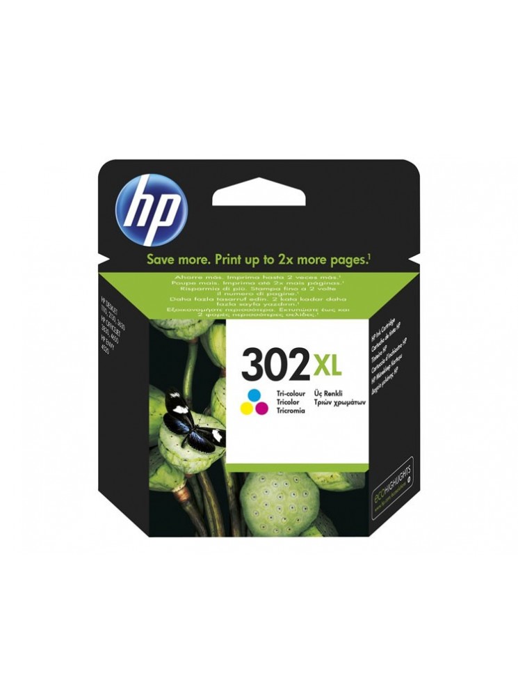 CARTUCHO TINTA COLOR HP 302 XL (F6U67AE)